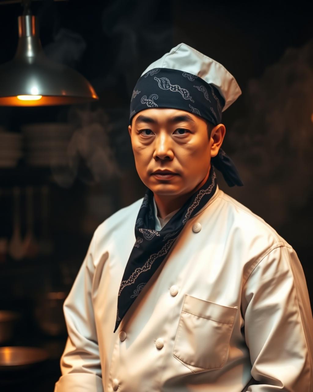 Chef Kenji Yamamoto in the kitchen